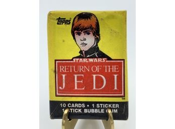Vintage Collectible Card 1983 Topps Return Of The Jedi Sealed Pack