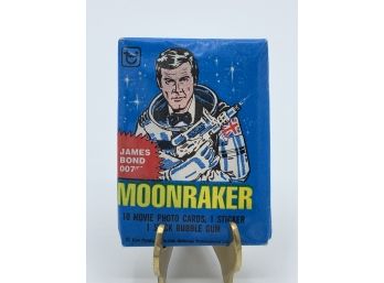 Vintage Collectible Card  1979 Topps 007 James Bond  Moonraker Sealed Wax Pack