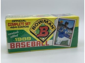 Vintage Collectible Card  1989 Bowman Baseball Complete Set Sealed