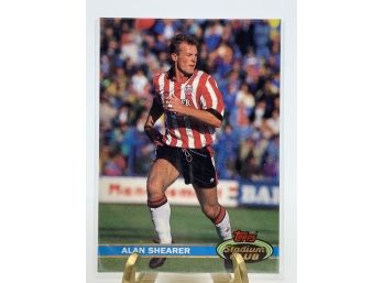 Vintage Collectible Card 1992 Topps Stadium Club Soccer Alan Shearer