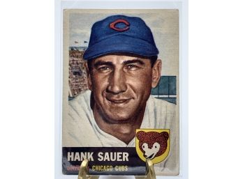 Vintage Collectible Card 1953 Topps Hank Sauer