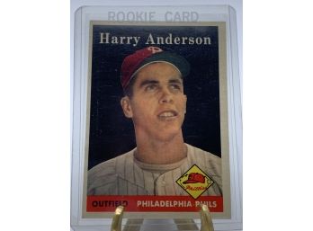 Vintage Collectible Card Topps 1958 Harry Anderson Rookie 171