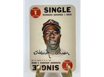 Vintage Collectible Card 1968 Topps Game Card Hank Aaron