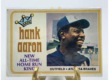 Vintage Collectible Card 1974 Hank Aaron #1