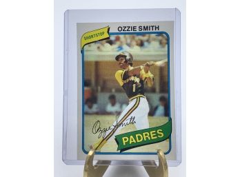 Vintage Collectible Card Topps Ozzie Smith 393
