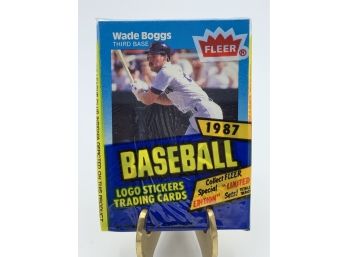 Vintage Collectible Card 1987 Fleer Cello Pack Wade Boggs