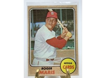 Vintage Collectible Card 1968 Topps Roger Maris
