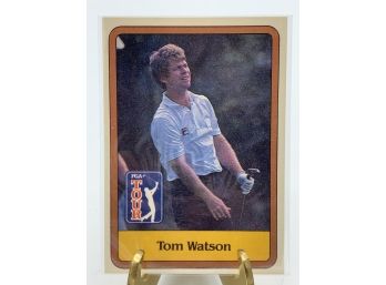 Vintage Collectible Card Donruss Golf 1981 Tom Watson