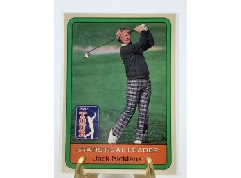 Vintage Collectible Card Donruss 1981 Jack Nicklaus Golf SP
