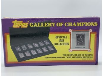 Vintage Collectible Topps 1988 Gallery Of Champions Baseball Card Aluminum Replicas