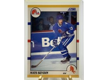 Vintage Collectible Card Score Mats Sundin 1990-91 Rookie & Traded 100T