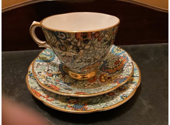 Royal Tara Cup, Saucer, And Bread Plate