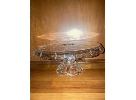 Crystal Lady Anne Footed Cake Plate  From Gorham