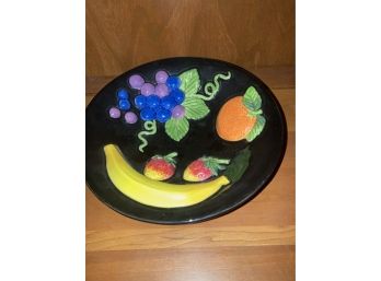 Vintage Fitz And Floyd Footed Fruit Dish