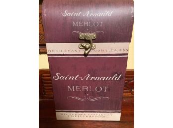 Vintage Saint Arnauld Merlot 2 Bottle Wine Case