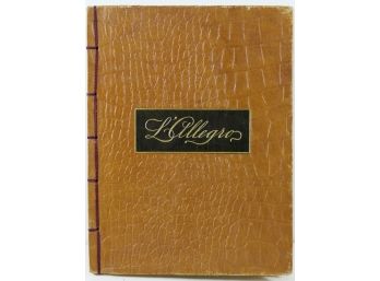 John Milton's L'Allegro - Rare Book Illustrated With Numerous Engravings - Antique
