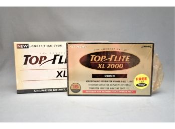 Top Flite XL 2000 And XL-W Golf Balls NIB