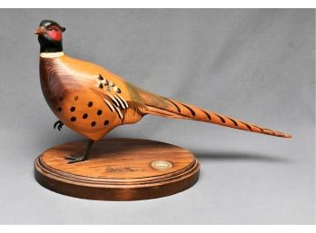 Big Sky Carvers Master's Edition Pheasant Woodcarving By Chris Olson.