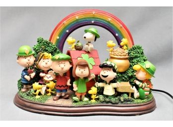 Danbury Mint Snoopy And The Gang  'luck Of The Irish'