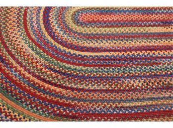 Large Oval Braided Rug