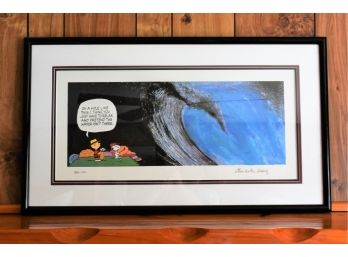 Charles M. Schulz Limited Edition Lithograph 'the Wave'