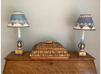 207, Pair Of Small Lamps