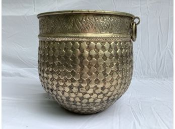 5, Large Gold Pot With Handles