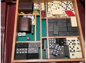 195, Games Set: Chess, Backgammon, Dominoes, Dice And More!