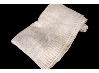 (3) DKNY Home Cotton Knit Throw Blanket