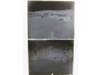 Battery At Entrance Of Camp 1896 Negative Glass Plate