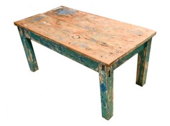 ABC Carpet & Home Hand Painted Wood Table