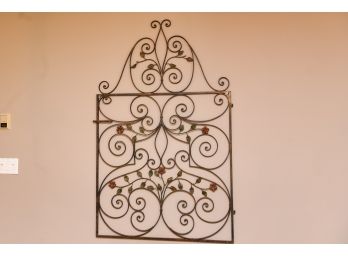 Wrought Iron Hanging Wall Decoration