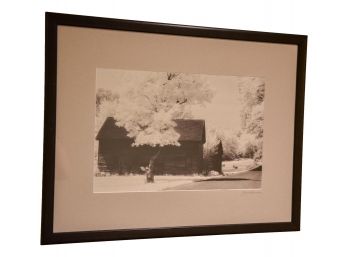 Framed Photograph Of A Barn By Janet Zuckerman