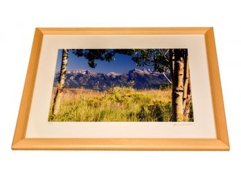 Limited Edition Framed Photograph Titled 'Teton Morning' By Janet Zuckerman