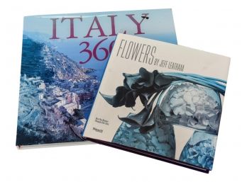 Two Coffee Table Books - Flowers By Jeff Leatham And Italy 360