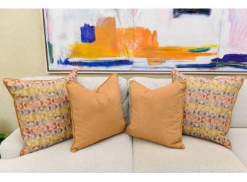 Set Of Four Decorative Good Quality Throw Pillows