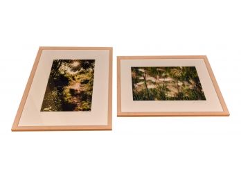 Pair Of Limited Edition Photographs Of A Trail And Landscape By Janet Zuckerman