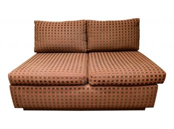Two Cushion Upholstered Loveseat