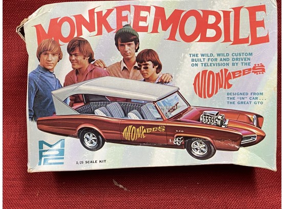 1967 MPC MonkeeMobile Unbuilt In Original Box