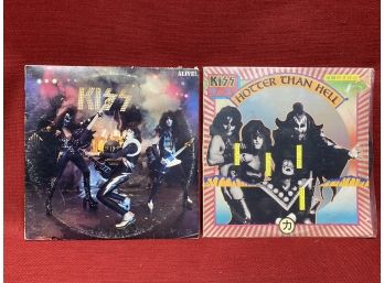 KISS LPs With Fold Out