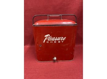 1950s Pleasure Chest Metal Cooler