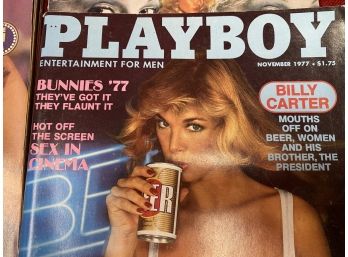 Selection Of 70s Playboy Magazines