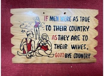 Another Great Gift Idea, Vintage Gag Sign