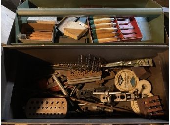 Kennedy Tool Box , Millers Falls Chisels And Assorted Other Tools