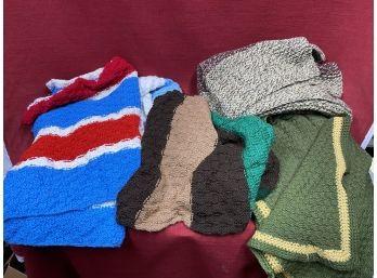 Vintage Hand Knitted Blankets/throws