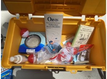 Fishing Tackle Box With Contents