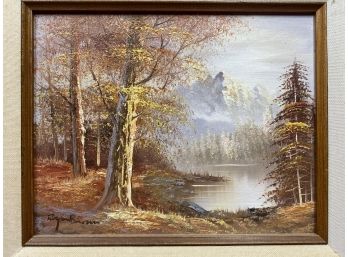 Original Oil On Canvas By Signed Roger Brown