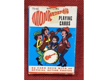 Monkees Playing Cards Complete With Box  EARLY RELEASE 1966