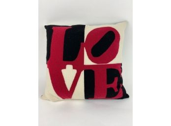 Cashmere 'Love Stamp' Decorative Pillow