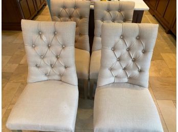 Set Of Four Restoration Hardware Dining Chairs (One Of Two)